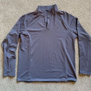 Men's Gray Quarter-Zip Pullover